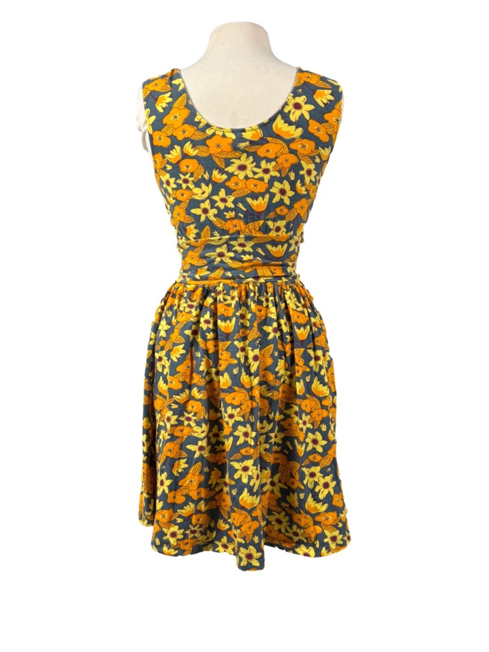 Mata Traders Size XS Floral Sleeveless Cotton Women’s Dress - Picture 4 of 11